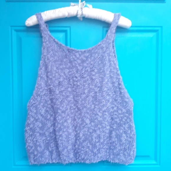 Boho Tank Sweater Vintage Bibb Style Knit Top - Picture 11 of 14